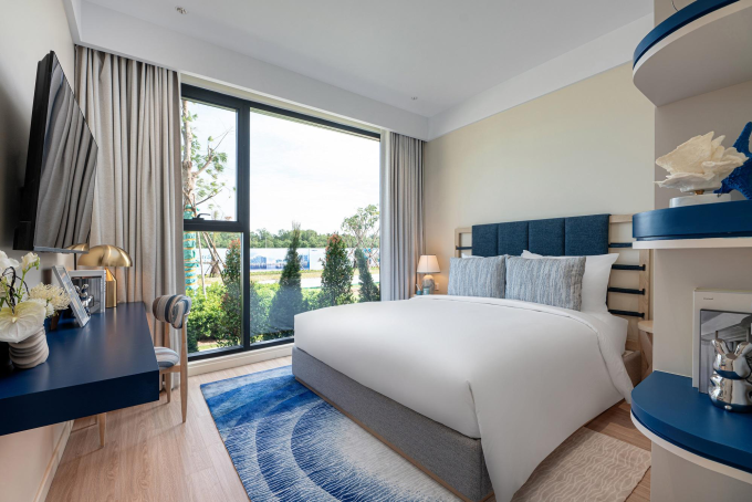 Căn hộ Blanca được bàn giao full nội thất theo tiêu chuẩn quốc tế, thiết kế bởi Ong&Ong (Singapore). Ảnh: Sun Group