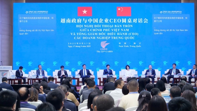Hội nghị Đối thoại Bàn tròn, trong khuôn khổ Hội nghị Thượng đỉnh Thương mại và Đầu tư Trung Quốc - ASEAN 2025. Ảnh: TTTT