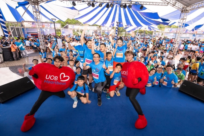 Hơn 2.000 người tham gia Giải chạy bộ UOB Heartbeat 2025 tại Việt Nam. Ảnh: UOB Việt Nam