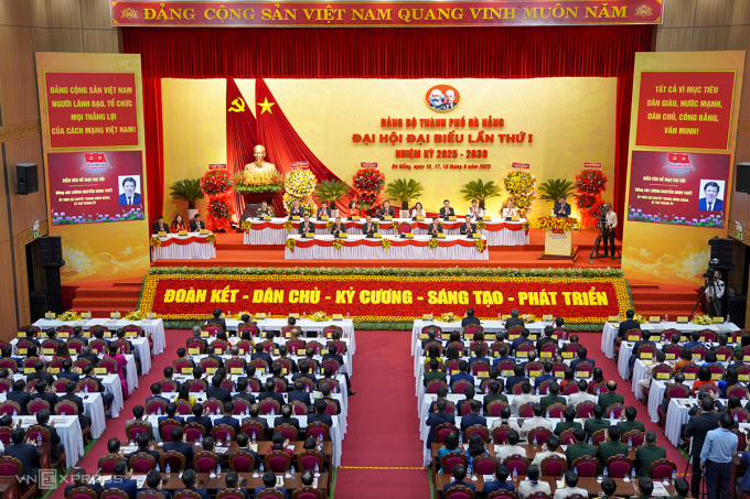 Đại hội Đại biểu lần thứ nhất, Đảng bộ TP Đà Nẵng nhiệm kỳ 2025-2030, diễn ra từ 16-18/9. Ảnh: Nguyễn Đông