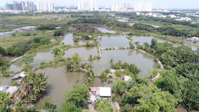 Dự án khu dân cư Bắc Phước Kiển (TP HCM) do Công ty Quốc Cường Gia Lai làm chủ đầu tư. Ảnh: Quỳnh Trần
