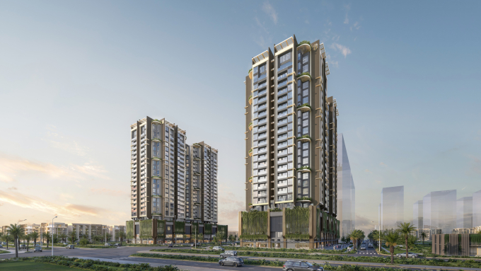 Phân khu cao tầng Masteri Grand View. Ảnh: Masterise Homes