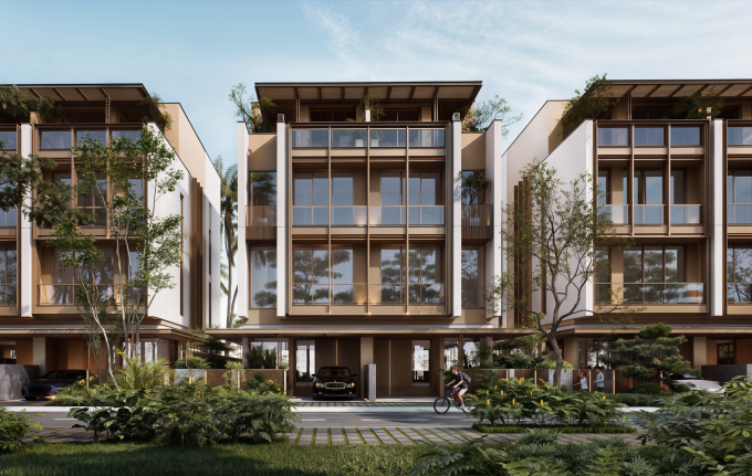Phân khu villa vườn Sola. Ảnh: Masterise Homes