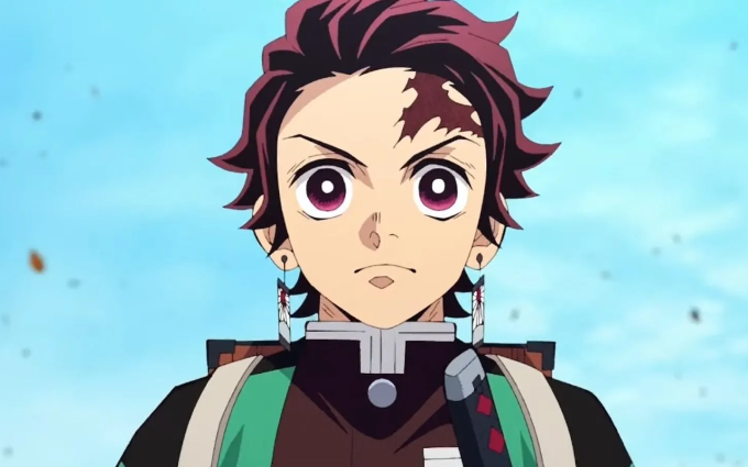 Tạo hình của Tanjiro Kamado trong Demon Slayer: Infinity Castle. Ảnh: Ufotable