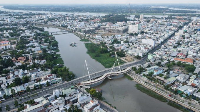 Một góc khu đô thị tại Long Xuyên, An Giang năm 2023. Ảnh: Ngọc Tài