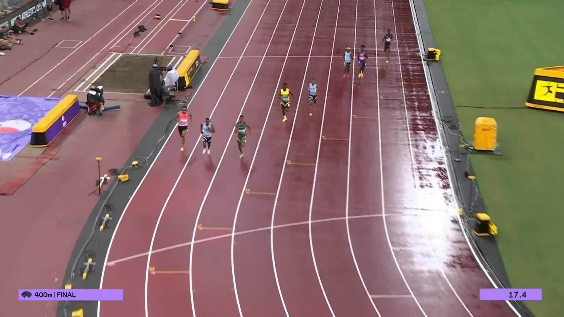 Collen Kebinatshipi vô địch 400m nam