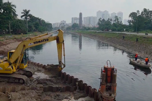 Nhà máy Yên Xá bổ cập nước cho sông Tô Lịch
