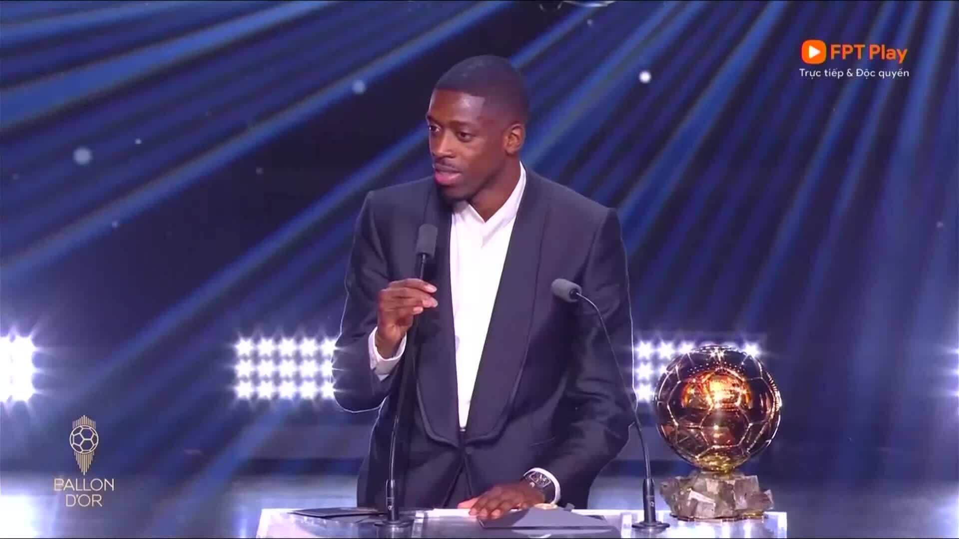 Dembele lần đầu giành Quả Bóng Vàng