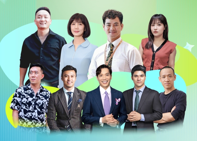 9 giám khảo Vietnam iContent Awards 2025. Chương trình do Cục Phát thanh, truyền hình và thông tin điện tử, Bộ Văn hóa, Thể thao - Du lịch cùng VnExpress phối hợp tổ chức. Ảnh: Vietnam iContent Awards 2025