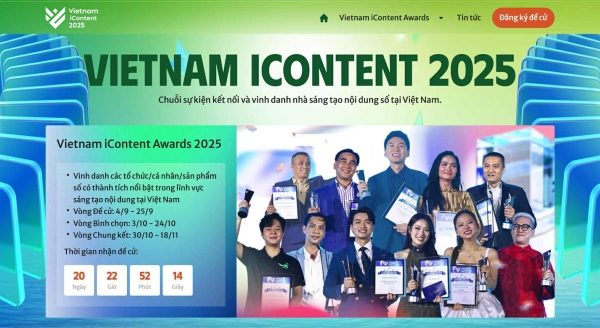 Việt Nam 2025: Mở cổng đề cử Nhà sáng tạo nội dung số