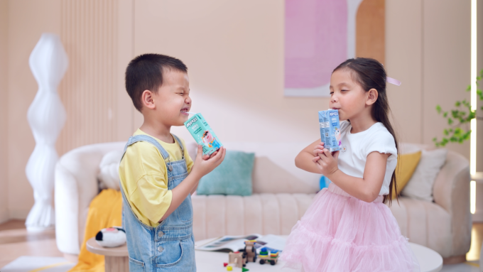 Sữa tươi Moozi thơm ngon nhờ được phát triển theo bộ tiêu chí 10 Không trong chăn nuôi và sản xuất. Ảnh: VitaDairy