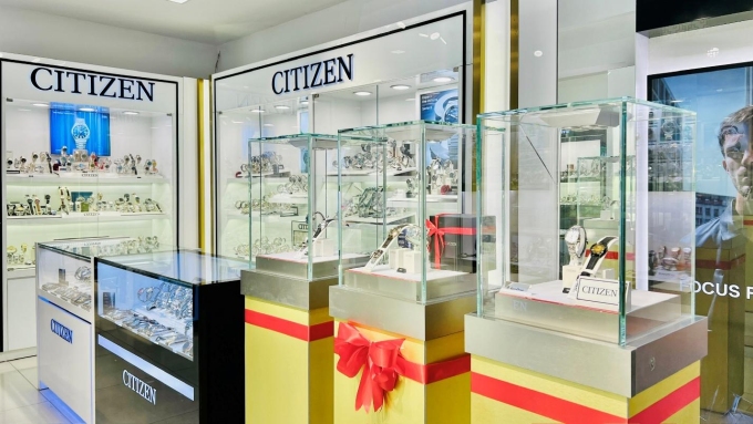 Bộ sưu tập The Citizen có mặt tại showroom Trần Hưng Đạo, TP HCM. Ảnh: Tân Tân