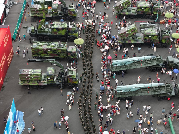 Riêng trong ngày 31/8, Trung tâm triển lãm ghi nhận 650.000 khách tham quan.