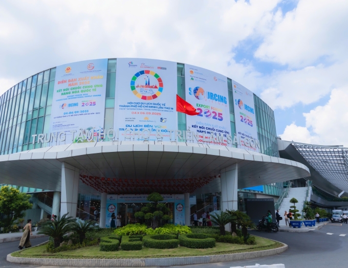 SECC là nơi diễn ra triển lãm Vietnam International Sourcing 2025. Ảnh: SF Express