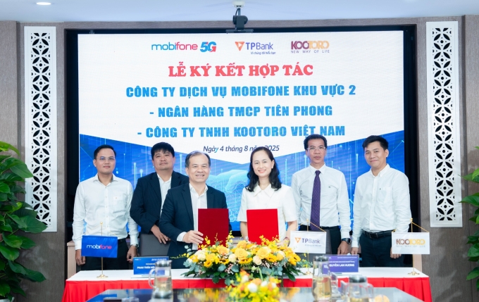TPBank ký hợp tác cùng MobiFone. Ảnh: TPBank