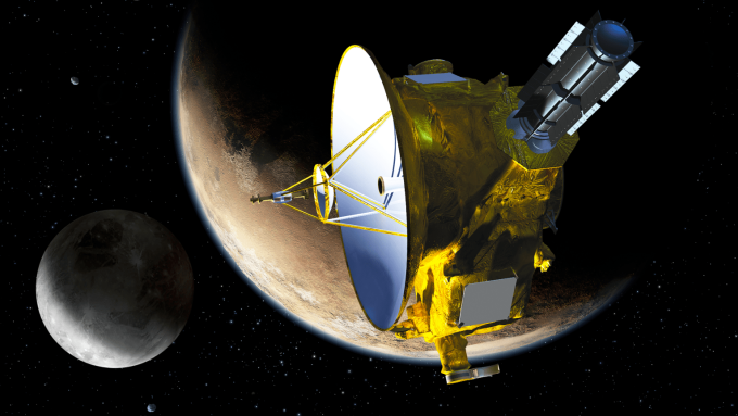 Mô phỏng tàu New Horizons. Ảnh: NASA