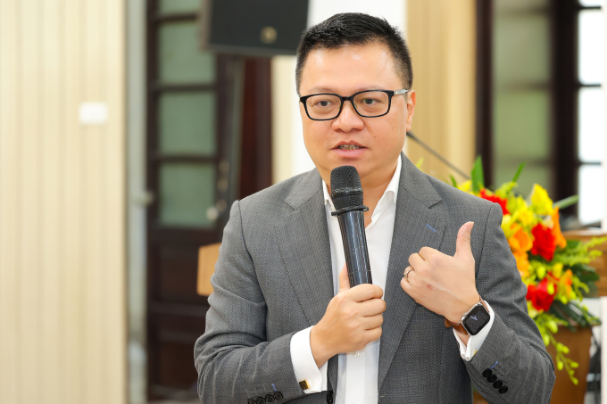 Ông Lê Quốc Minh - Ủy viên Trung ương Đảng, Tổng Biên tập Báo Nhân Dân, Phó Trưởng Ban Tuyên giáo Trung ương, Chủ tịch Hội Nhà báo Việt Nam, Trưởng ban chỉ đạo chương trình. Ảnh: Hải Dương
