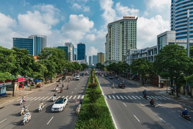 Hạ tầng tại khu vực Nguyễn Chí Thanh, Hà Nội. Ảnh: Pexels