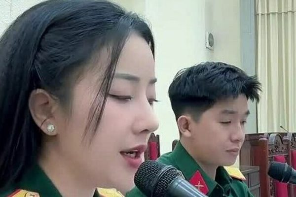 Giọng đọc miền Nam ấn tượng của Thượng úy tại lễ Quốc khánh