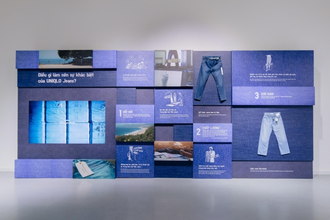 Sự khác biệt của Uniqlo Jeans theo thời gian. Ảnh: Uniqlo