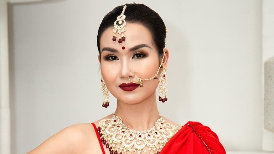 Võ Hạ Trâm hóa trang thành phụ nữ Ấn Độ