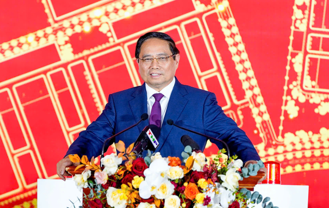 Thủ tướng Phạm Minh Chính mong muốn hai dự án triển khai nhanh, chất lượng. Ảnh: Đàm Thanh