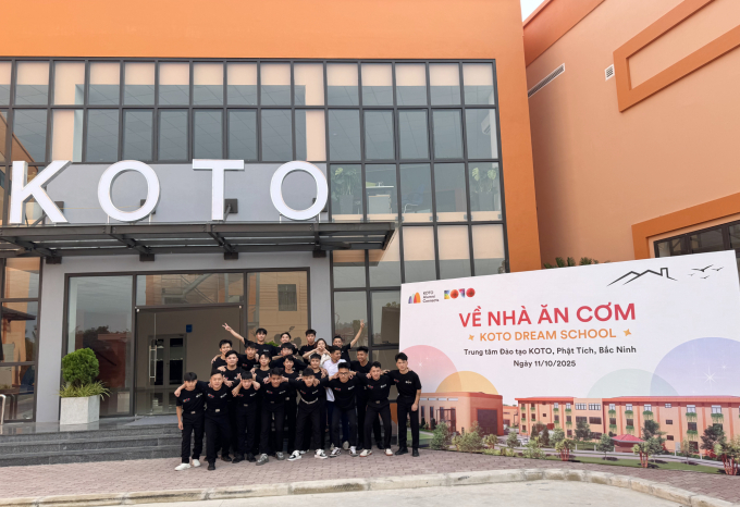Ngôi trường mới của Koto tại Phật Tích, Bắc Ninh. Ảnh: Đinh Hương