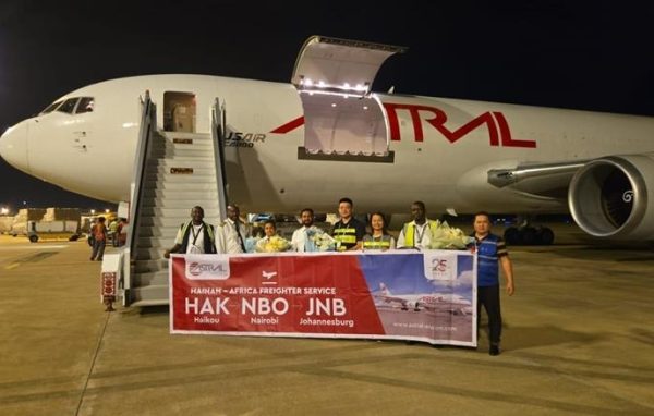 Tuyến vận chuyển hàng hóa Trung Quốc – Nam Phi chính thức khai trương