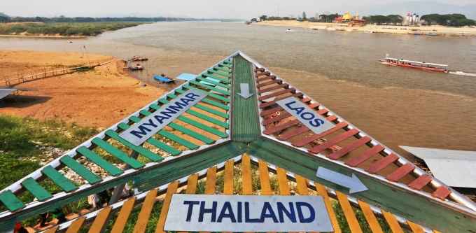 Nơi Lào, Myanmar và Thái Lan gặp nhau. Ảnh: Remote Lands