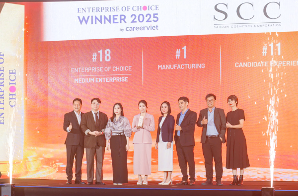 SCC đoạt giải “Doanh nghiệp được yêu thích 2025”