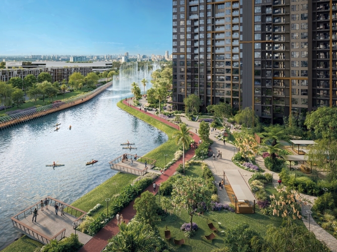 Masteri Park Place quy tụ hơn 30 tiện ích nội khu và thừa hưởng hệ tiện ích all-in-one của The Global City. Ảnh: Masterise Homes