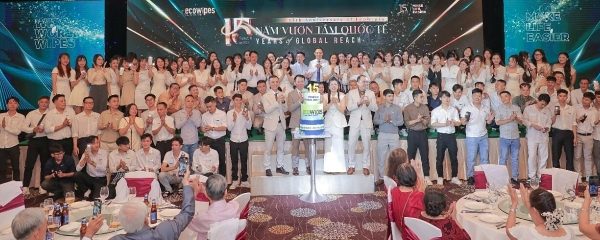 EcoWipes Việt Nam: Kỷ niệm 15 năm thành lập và phát triển