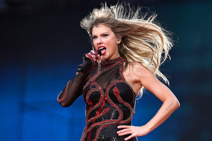 Taylor Swift trong một đêm diễn trong chuỗi concert The Eras Tour. Ảnh: TAS Rights Management