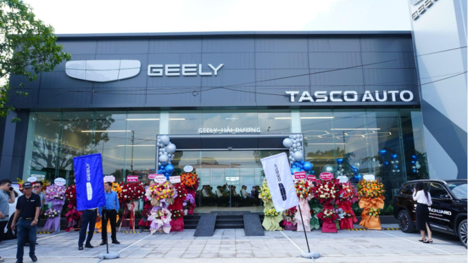 Showroom Geely Hải Dương (Hải Phòng) khai trương trong tháng 10. Ảnh: Geely