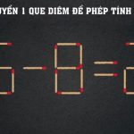 Đố vui: Di chuyển que diêm để giải phương trình ’16 – 8 = 2′