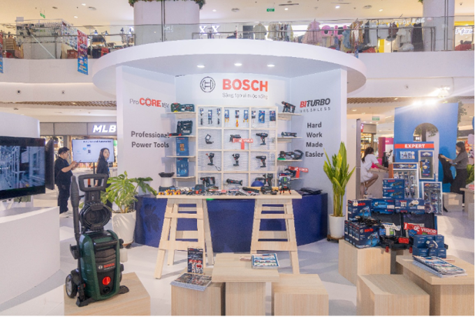 Hệ thống công nghệ kết nối và tự động hóa cho nhà máy của Bosch. Ảnh: Bosch