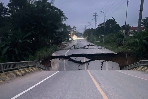 Tuyên Quang: Sập cầu trên đường tránh gây lo ngại
