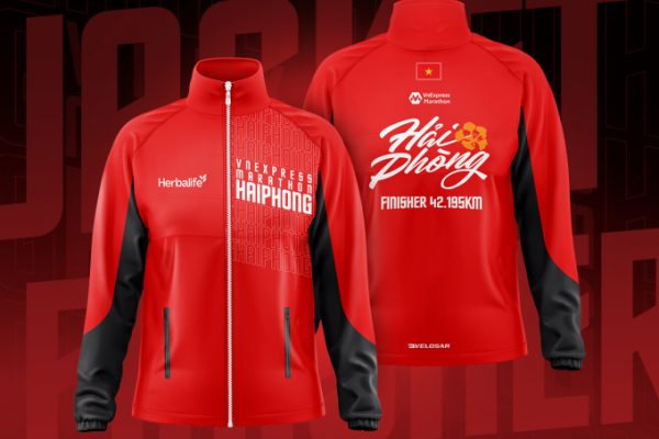 VM Hải Phòng: Áo gió finisher độc đáo cho VĐV 42km