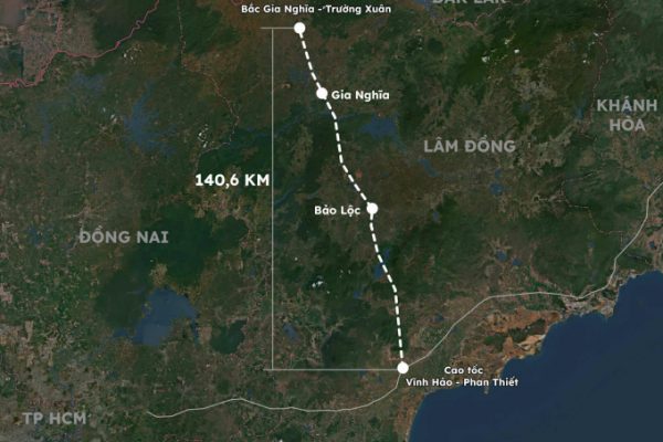 Cao tốc Gia Nghĩa – Phan Thiết: Đầu tư tuyến đường dài 140km