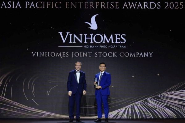 Vinhomes nhận giải thưởng Doanh nghiệp xuất sắc nhất Châu Á