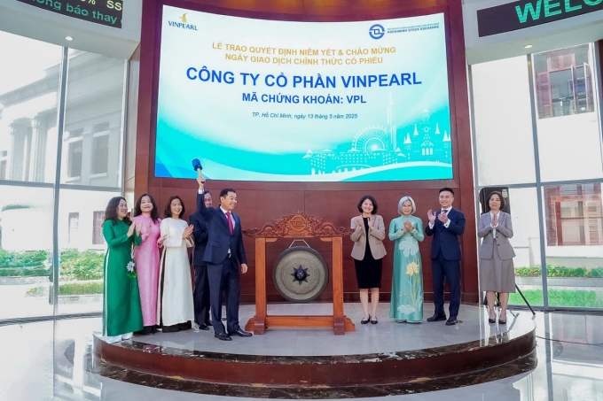 Vinpearl niêm yết trên sàn HOSE từ tháng 5/2025. Ảnh: Vinpearl