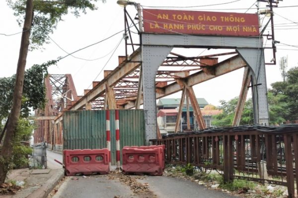 Cầu Long Biên: Cấm một chiều từ 1/11 để sửa chữa đường sắt