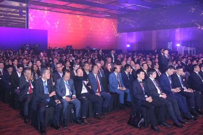 Các đại biểu dự phiên đối thoại cấp cao trong khuôn khổ hội nghị ABIS 2025, ngày 26/10, tại Kuala Lumpur, Malaysia. Ảnh: VGP