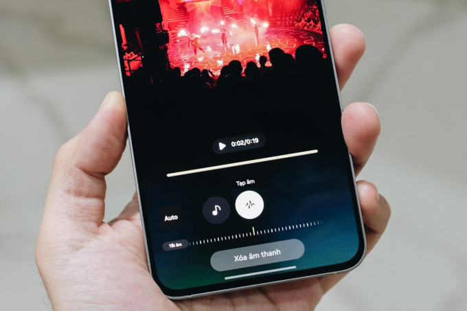 Audio Eraser - một trong số những tính năng hậu kỳ trên Galaxy S25 FE. Ảnh: Samsung