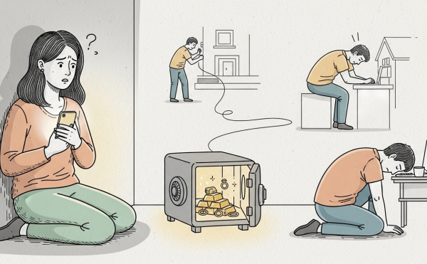 Chồng lén dành dụm 6 cây vàng: Bí mật tài chính gia đình
