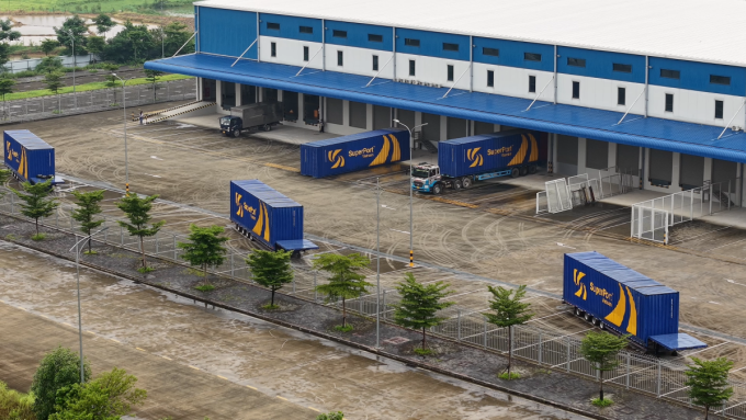 Kho hàng không kéo dài tại cảng ICD Vĩnh Phúc. Ảnh: T&T Group