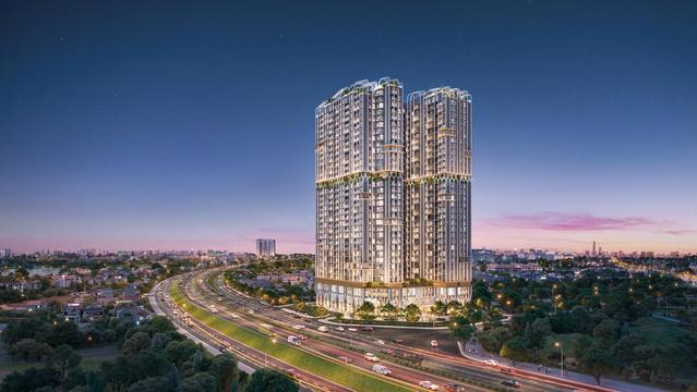 Dự án Galia Hanoi được vinh danh Căn hộ cao cấp tốt nhất Hà Nội. Ảnh phối cảnh: Meygroup