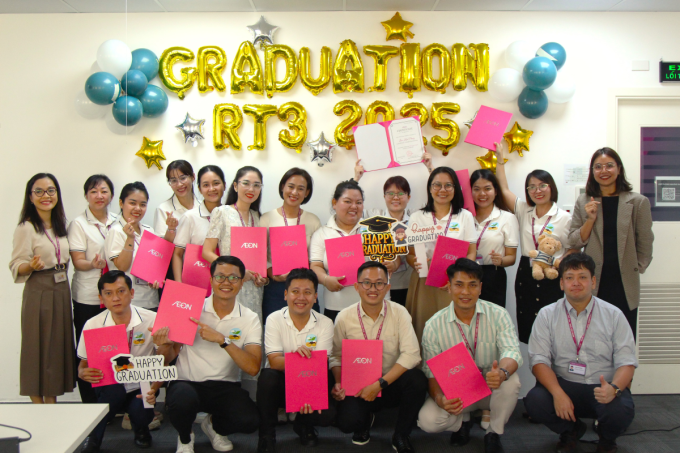 Nhân sự tại công ty thường xuyên được tham gia các khóa học nâng cao năng lực chuyên môn và năng lực lãnh đạo. Ảnh: Aeon Việt Nam