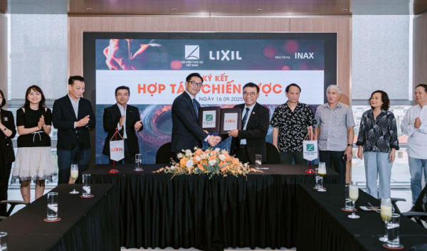 Lixil hợp tác chiến lược với Hội kiến trúc sư