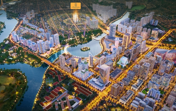Phối cảnh vị trí dự án The Sculptura. Ảnh: Phú Mỹ Hưng